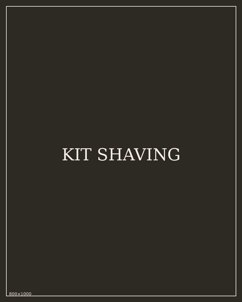 Kit Essential Shaving KOJÄ : porte-rasoir mat et miroir anti-buée pour la douche